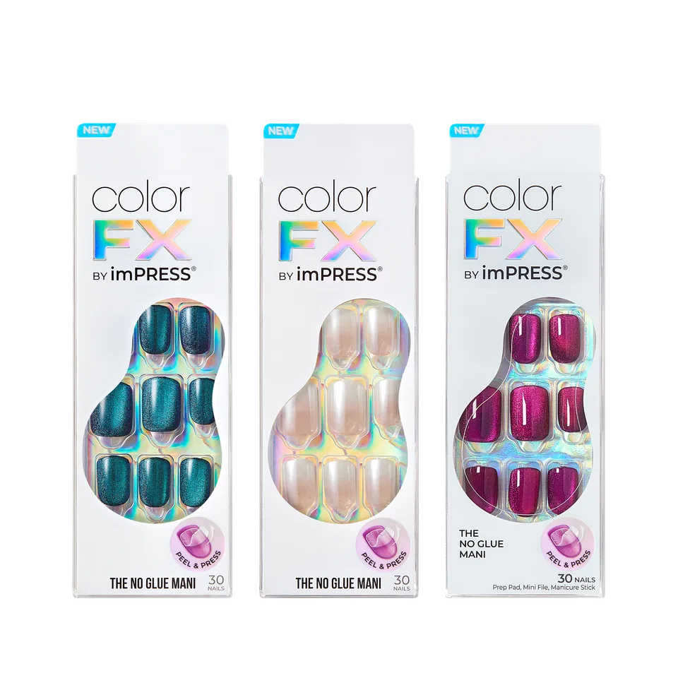colorfx-by-impress-press-on-nails-bundle-best-sellers-3-sets-30-nails-each-chrom image 1