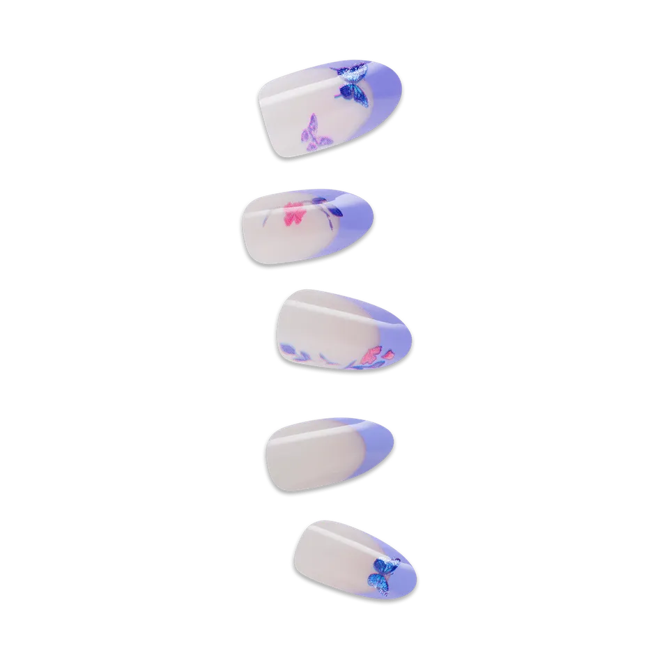 impress-x-wicked-for-good-glinda-upland-press-on-nails-purple-french-almond-medi image 1