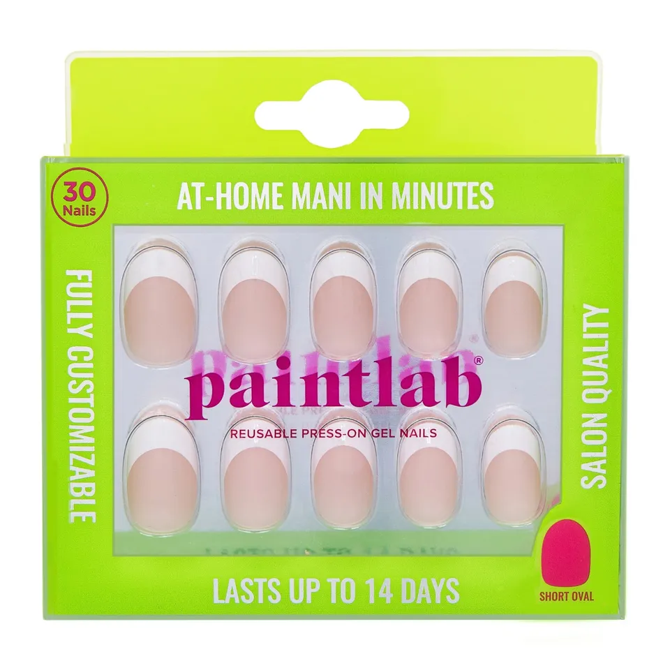 paintlab-frenchie-oval-press-on-nails image 1