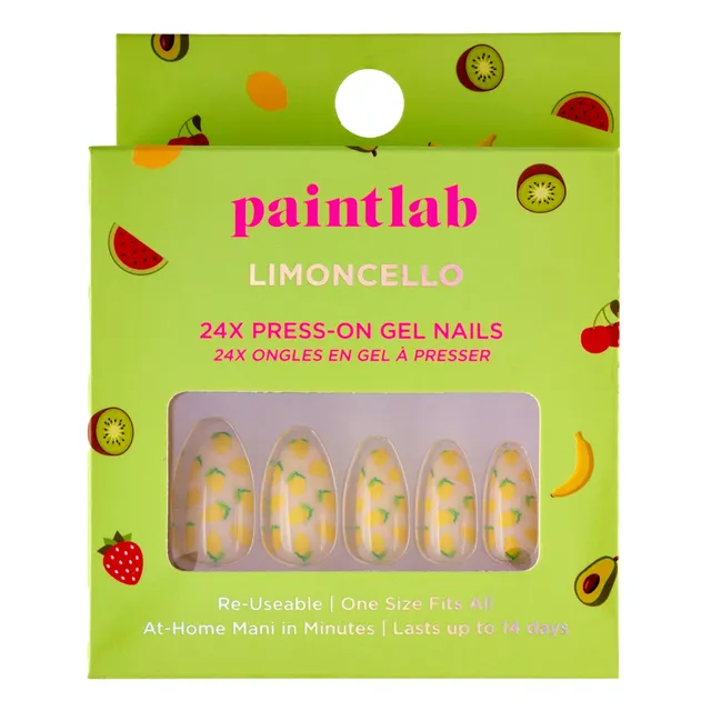 paintlab-limoncello-almond-press-on-nails image 1