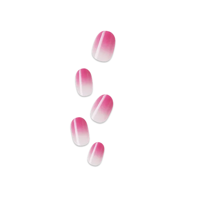 impress-secretly-yours-design-no-glue-press-on-nails-pink-short-oval-30-count image 1