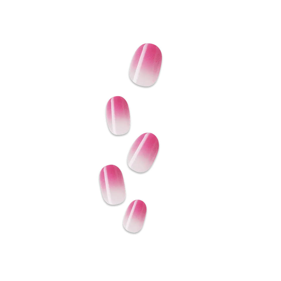 impress-secretly-yours-design-no-glue-press-on-nails-pink-short-oval-30-count image 1
