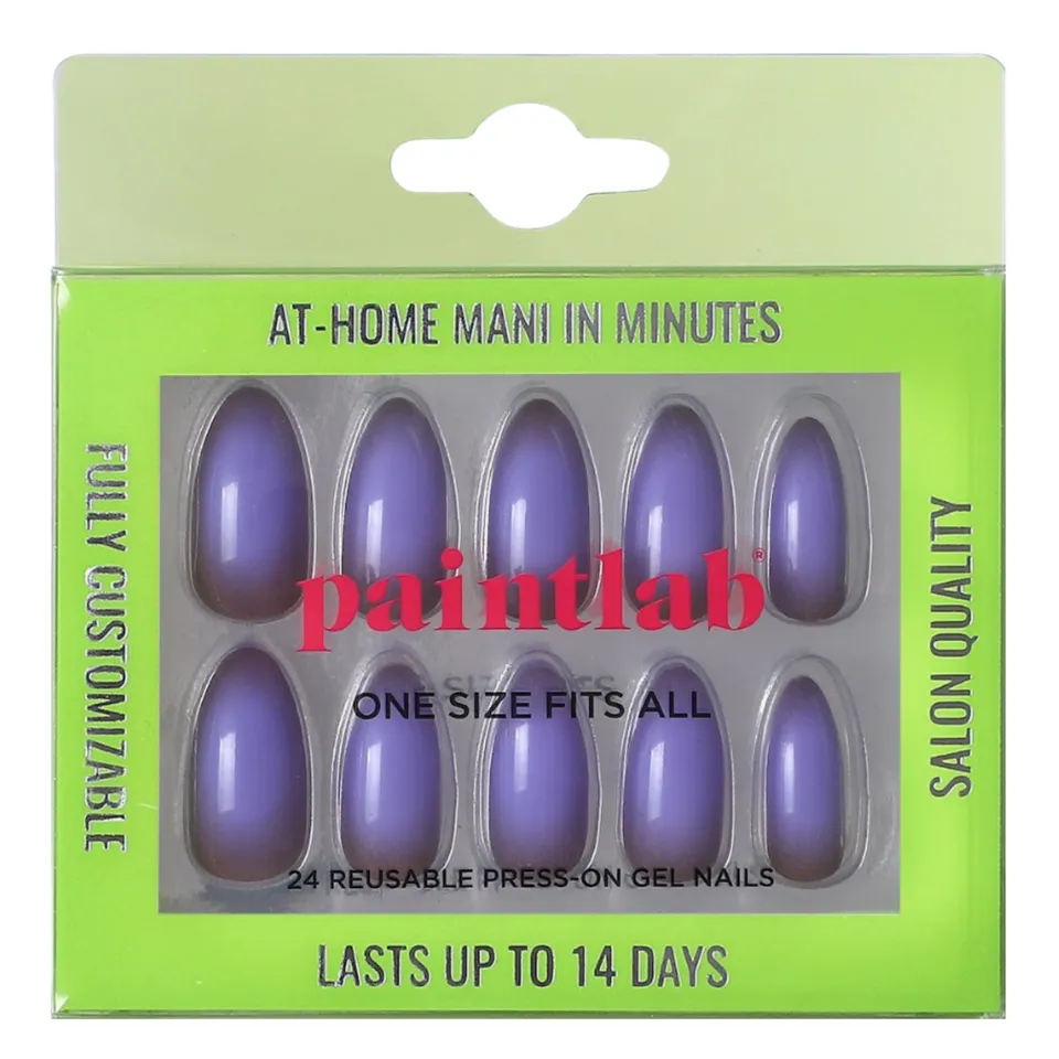 paintlab-444-aura-almond-press-on-nails image 1