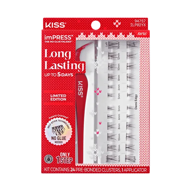 impress-falsies-long-lasting-pre-glued-holiday-false-eyelashes-demi-edgy-24-lash image 1