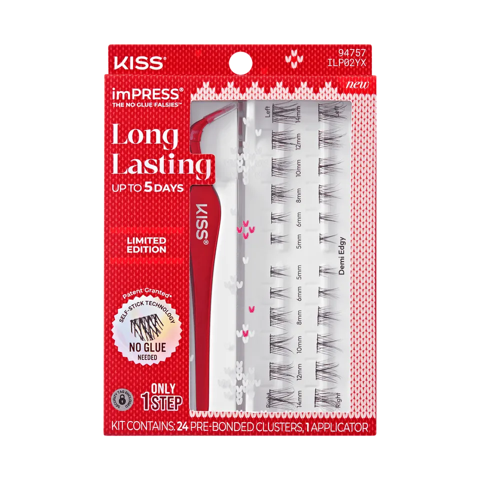 impress-falsies-long-lasting-pre-glued-holiday-false-eyelashes-demi-edgy-24-lash image 1