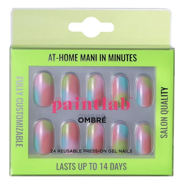 paintlab-ombre-oval-press-on-nails image 1