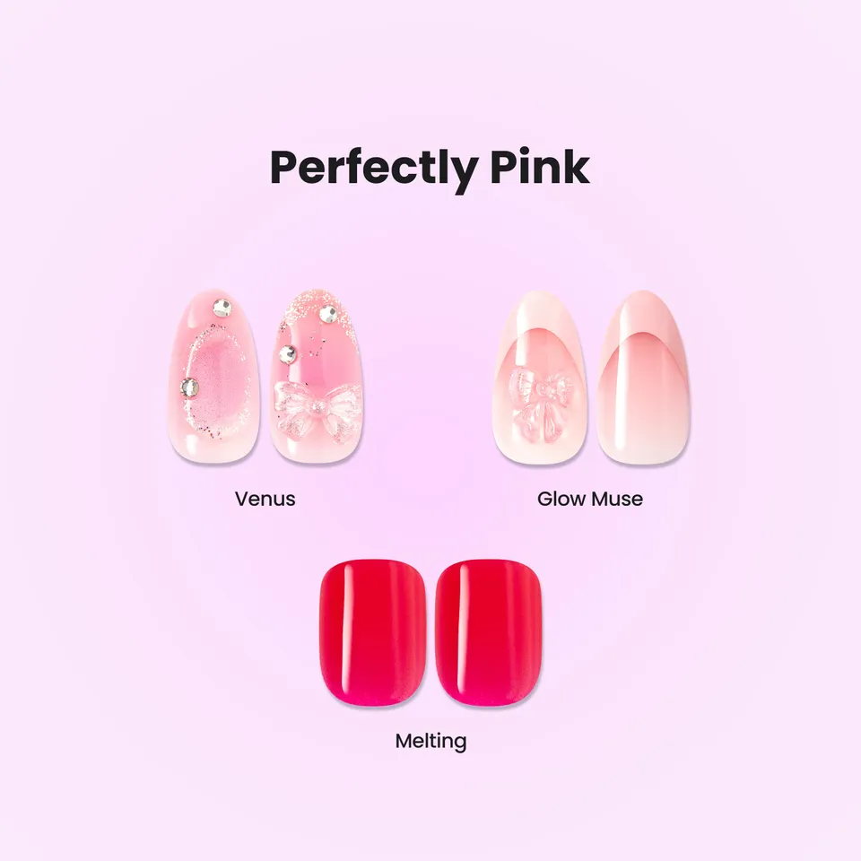impress-press-on-mani-bundle-perfectly-pink-3-no-glue-manicure-sets image 1