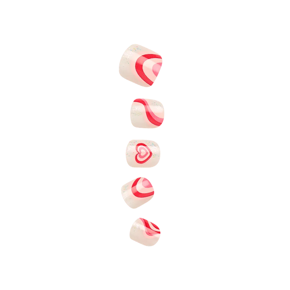 impress-mini-no-glue-fake-press-on-nails-for-kids-dream-big-pink-squoval-childre image 1