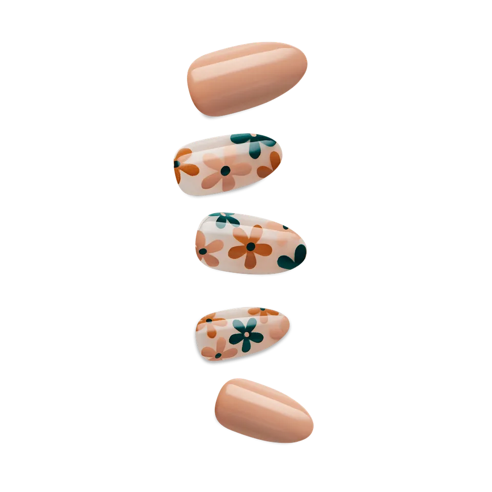 impress-design-no-glue-press-on-nails-as-it-was-multicolor-medium-almond-30-nail image 1