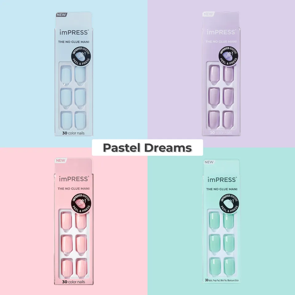 impress-color-press-on-nails-bundle-pastel-dreams-4-short-manis-in-soft-pink-min image 1
