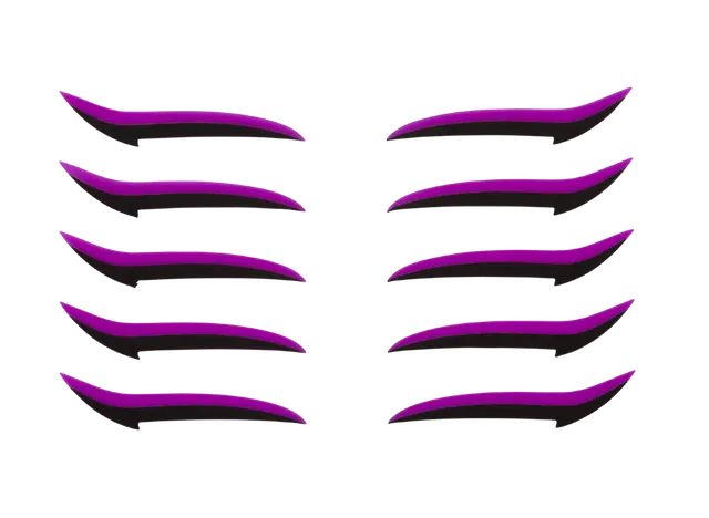 paintlab-so-purple-eye-face-stickers-rich-purple-gems image 1