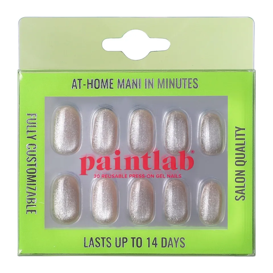 paintlab-english-rose-oval-press-on-nails image 1