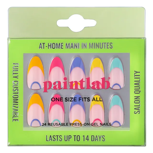 paintlab-cosmo-girl-almond-press-on-nails image 1