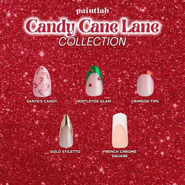 paintlab-candy-cane-lane-press-on-nails image 1