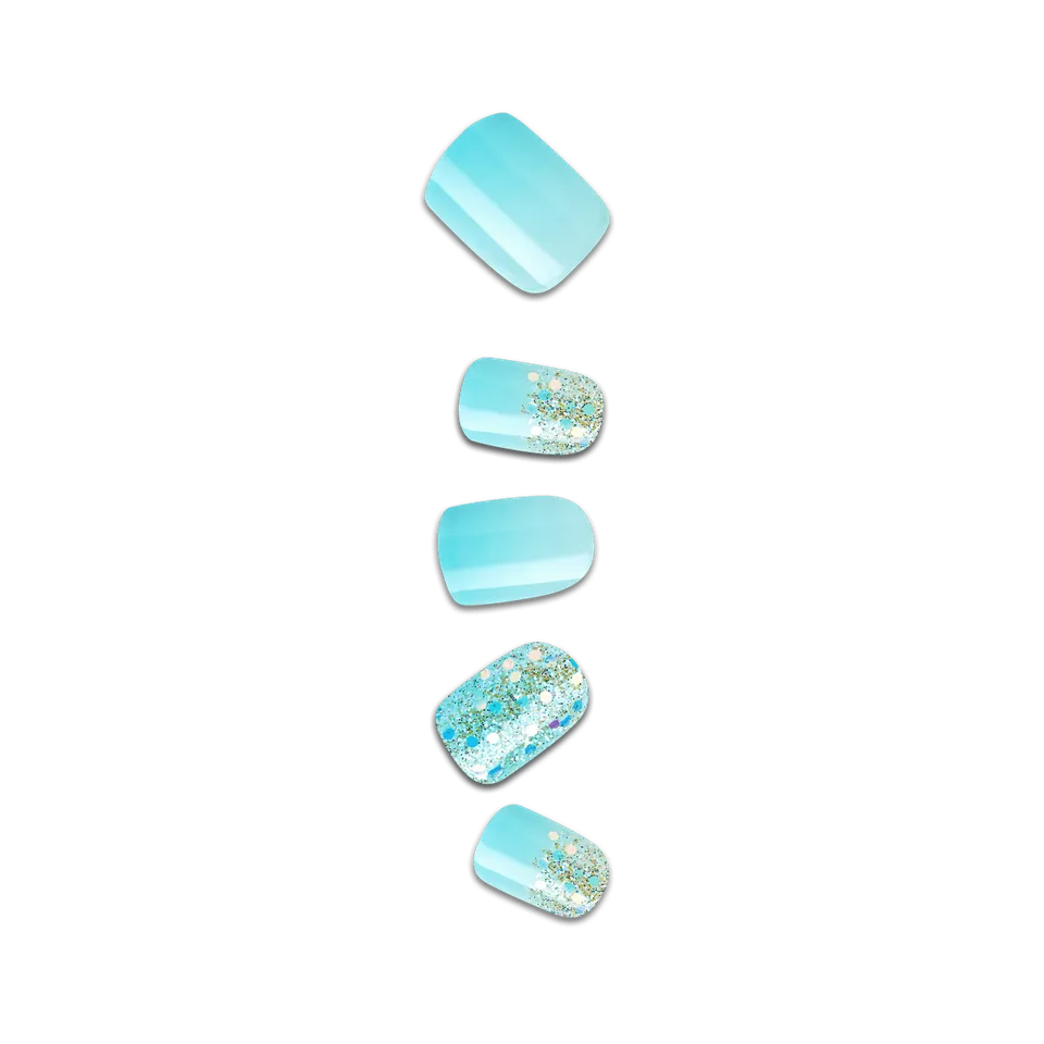 impress-design-no-glue-press-on-nails-eternity-blue-pattern-short-squoval image 1
