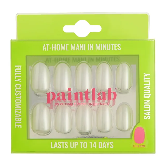 paintlab-glossy-glaze-oval-press-on-nails image 1