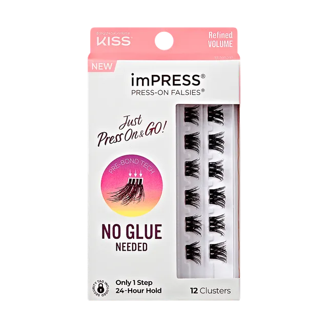 impress-falsies-refined-no-glue-false-eyelashes-minipack-12-lash-clusters-10mm-1 image 1