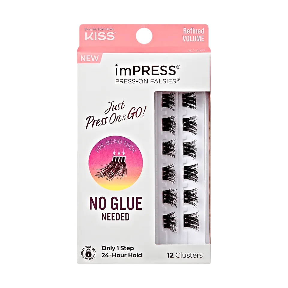 impress-falsies-refined-no-glue-false-eyelashes-minipack-12-lash-clusters-10mm-1 image 1