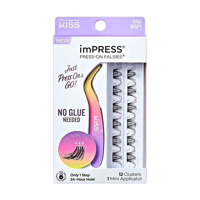 impress-falsies-edgy-pre-glued-false-eyelashes-minipack-12-cluster-lashes-14-16m image 1