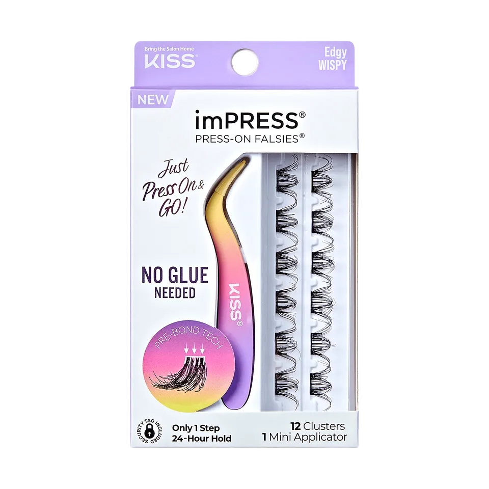 impress-falsies-edgy-pre-glued-false-eyelashes-minipack-12-cluster-lashes-14-16m image 1