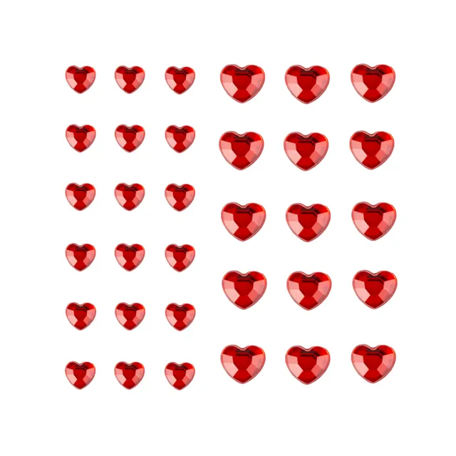paintlab-red-love-crystal-gems-face-stickers image 1