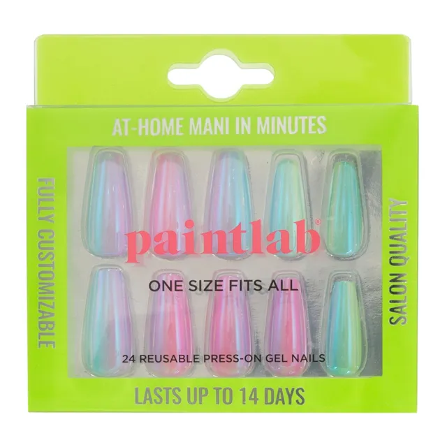 paintlab-check-you-out-ii-coffin-sleek-press-on-nails image 1