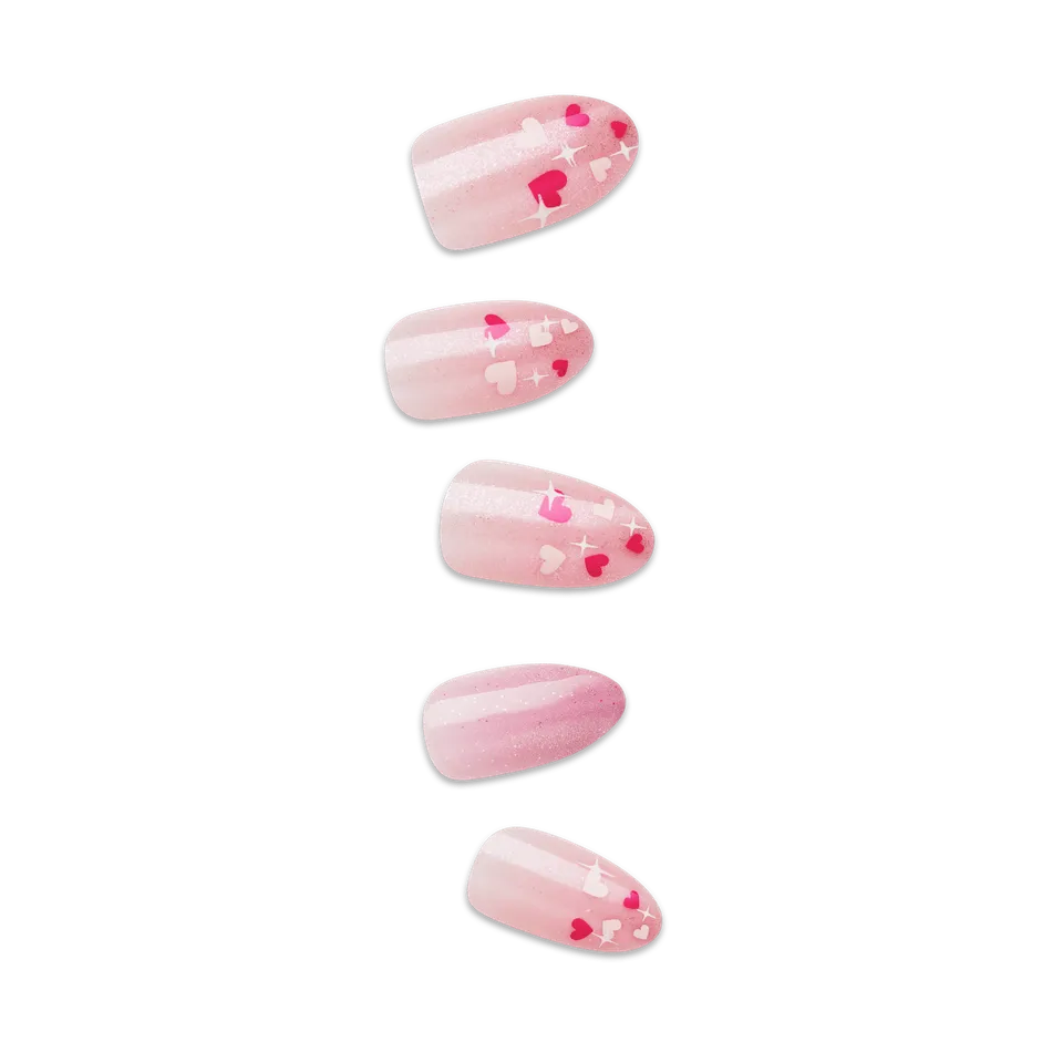 impress-much-love-no-glue-press-on-nails-pink-almond-medium-valentine-s-day-mani image 1
