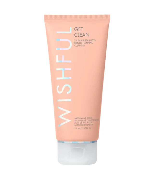 wishful-by-huda-beauty-get-clean-2-pha-sea-moss-gentle-foaming-cleanser image 1