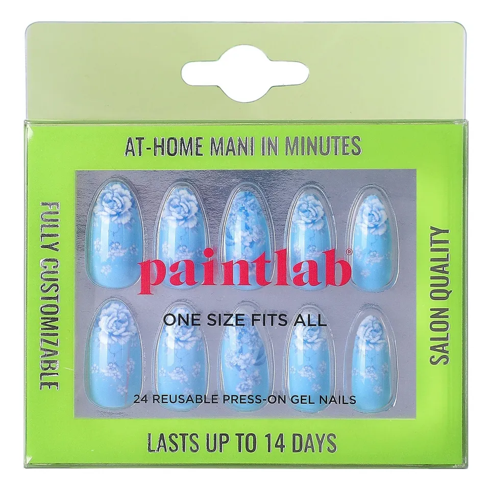 paintlab-positano-blue-almond-press-on-nails-deep-italian-blue image 1