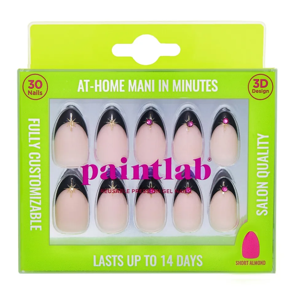 paintlab-rockstar-short-almond-press-on-nails-3d-accents-concert-ready-only-10 image 1
