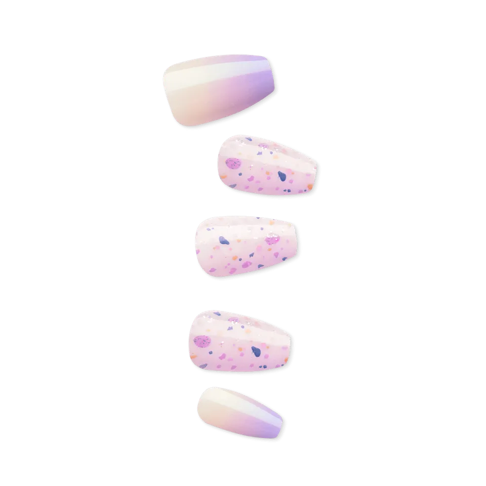impress-design-no-glue-fake-press-on-nails-all-i-want-multicolor-purple-coffin-m image 1
