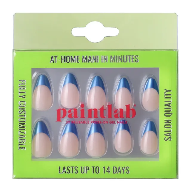 paintlab-bold-tips-short-almond-press-on-nails image 1