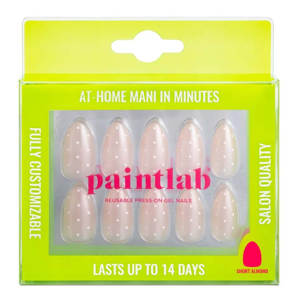 paintlab-sugar-dot-short-almond-press-on-nails image 1