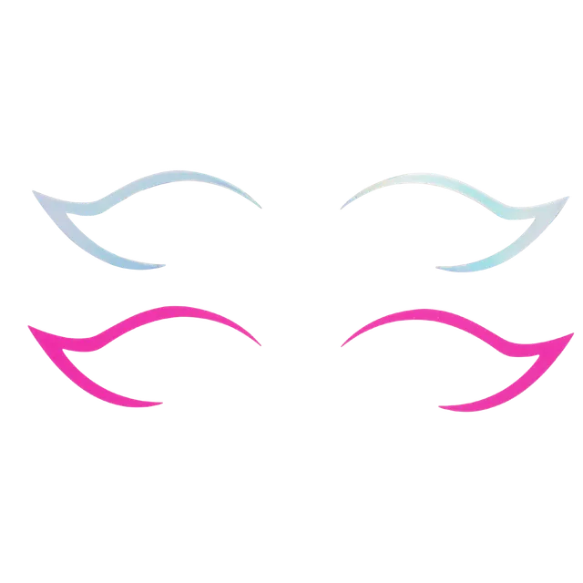 paintlab-wildcat-eye-face-stickers-feline-crystal-gem-design image 1