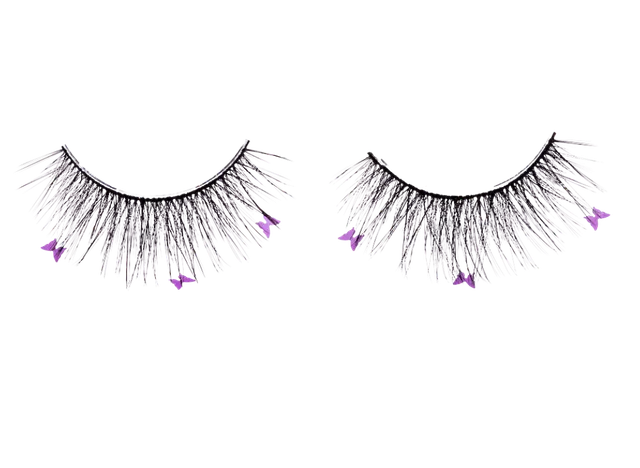 paintlab-lavender-butterflies-false-eyelashes image 1