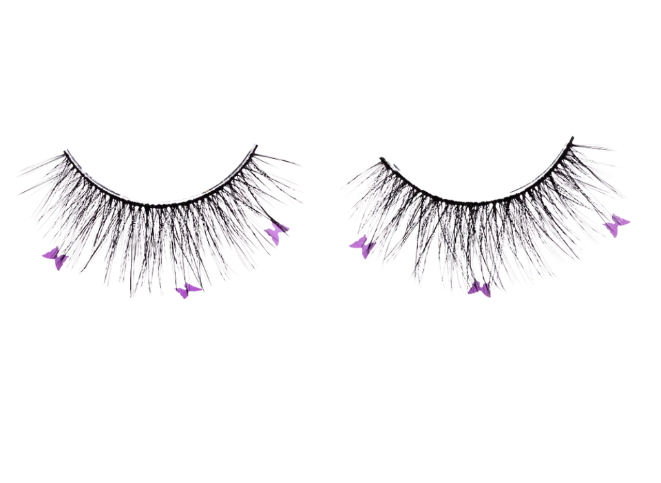 paintlab-lavender-butterflies-false-eyelashes image 1