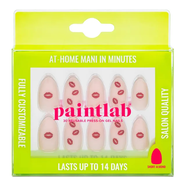 paintlab-cupid-s-kiss-short-almond-press-on-nails image 1