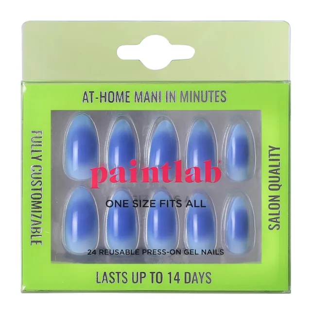 paintlab-888-aura-almond-press-on-nails image 1