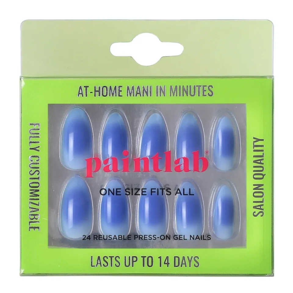 paintlab-888-aura-almond-press-on-nails image 1