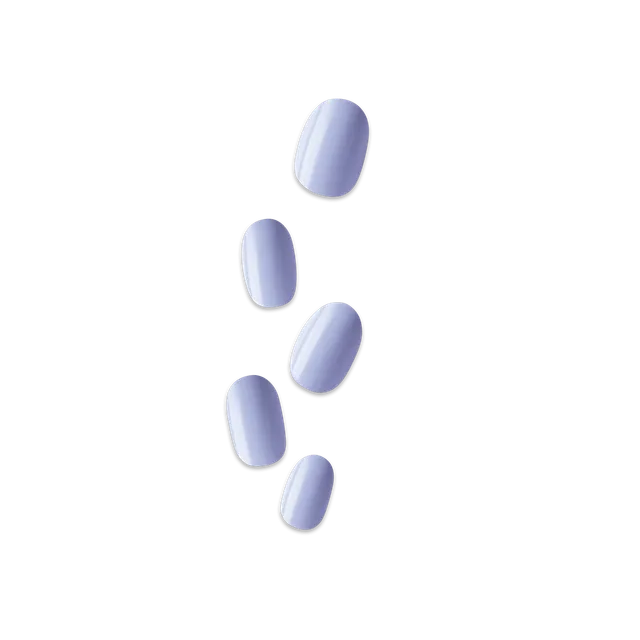impress-color-no-glue-press-on-nails-the-answer-solid-purple-short-oval image 1