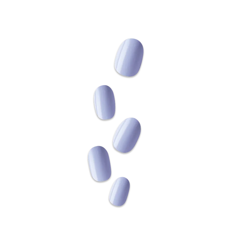 impress-color-no-glue-press-on-nails-the-answer-solid-purple-short-oval image 1