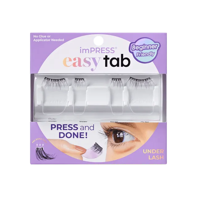 impress-falsies-easy-tab-pre-glued-false-eyelashes-airy-wispy-half-lash-clusters image 1