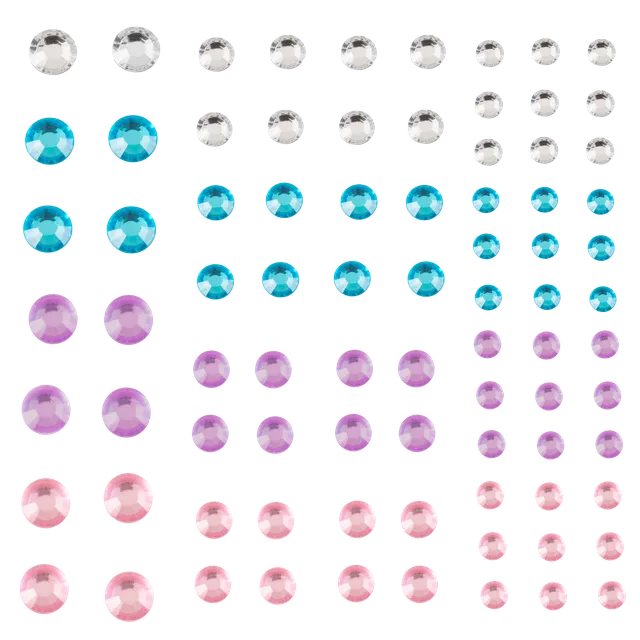 paintlab-lavender-pink-crystal-gems-eye-stickers-soft-pastel-eye-gems-for-romant image 1