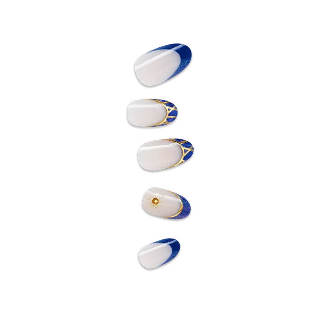 impress-x-wicked-for-good-wickedly-brave-press-on-nails-glow-in-the-dark-french- image 1