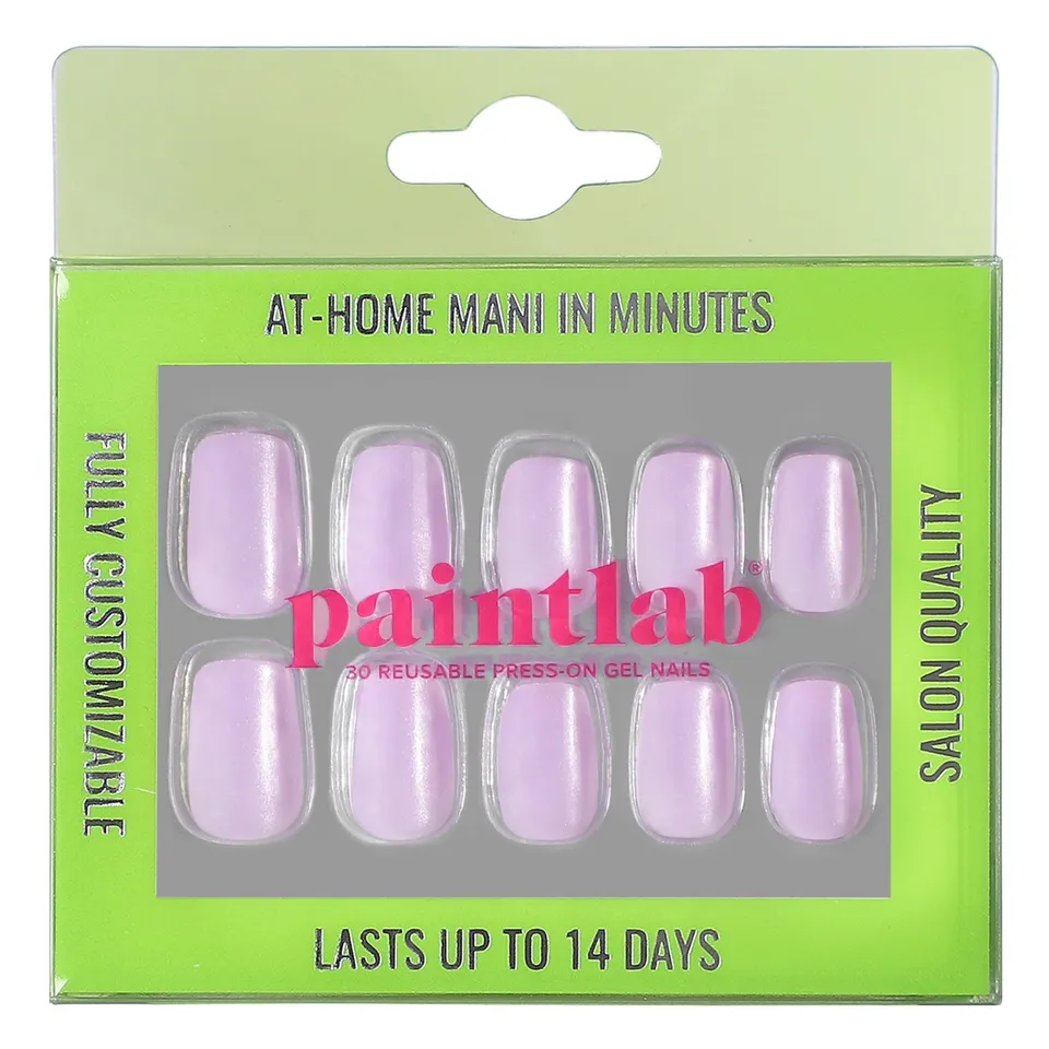 paintlab-lavender-cat-eye-squoval-press-on-nails image 1