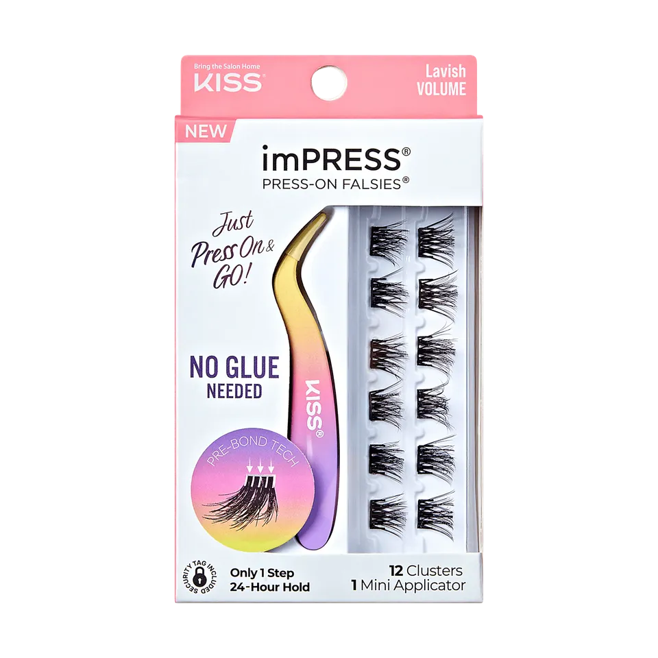 impress-falsies-pre-glued-false-eyelashes-minipack-lavish-12-lash-clusters-12-14 image 1
