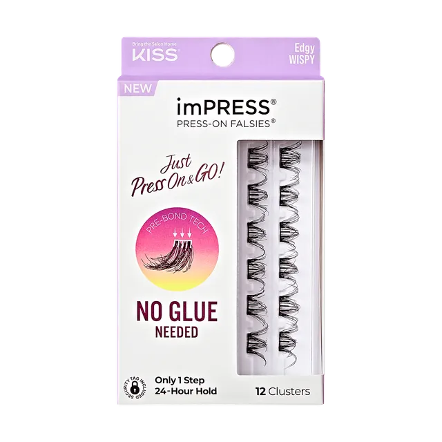 impress-falsies-pre-glued-false-eyelashes-minipack-edgy-12-lash-clusters-14-16mm image 1