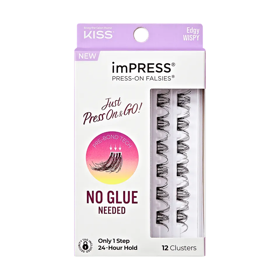 impress-falsies-pre-glued-false-eyelashes-minipack-edgy-12-lash-clusters-14-16mm image 1