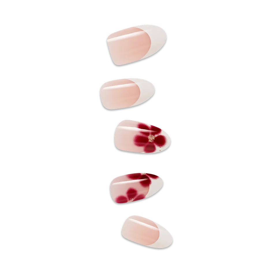 impress-design-no-glue-press-on-nails-hampton-french-white-red-medium-almond-30- image 1
