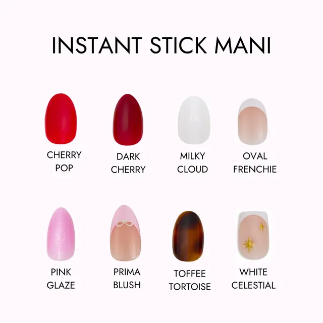 paintlab-instant-stick-mani-collection-8-sets-of-press-on-nails-with-built-in-st image 1